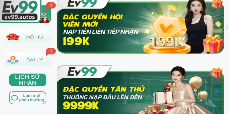 Các lợi ích hấp dẫn khi thực hiện đăng nhập EV99 